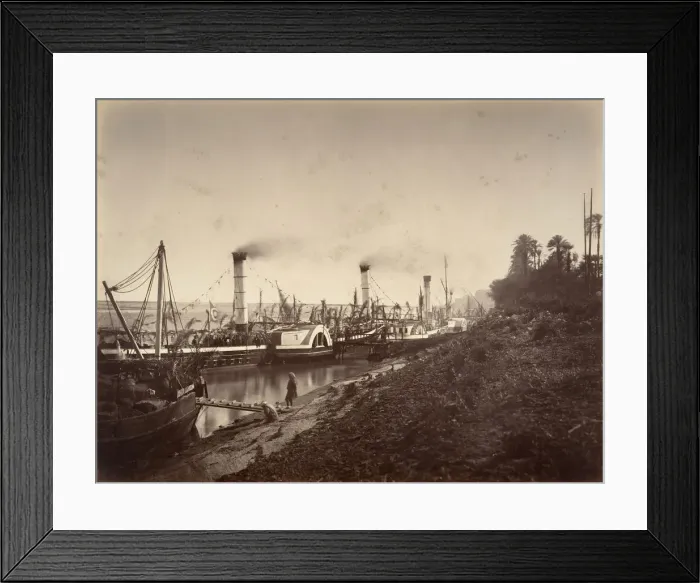 Framed Print : Fete de S. A. Ismail Pacha a bord des bateaux de LL. A A Framed Print : Fete de S. A. Ismail Pacha a bord des bateaux de LL. A A