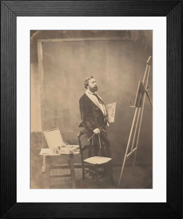 Framed Print : Portrait of J. Savile Lumley, Madrid, 1859. Creator: Gustave Penabert Framed Print : Portrait of J. Savile Lumley, Madrid, 1859. Creator: Gustave Penabert