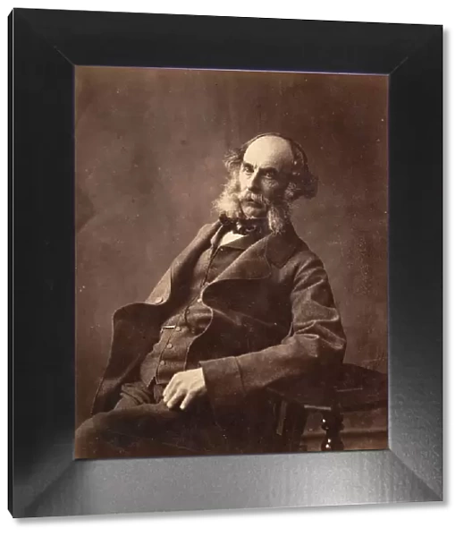 Portrait of a Seated Gentleman, ca. 1856-59. Creator: Horatio Ross