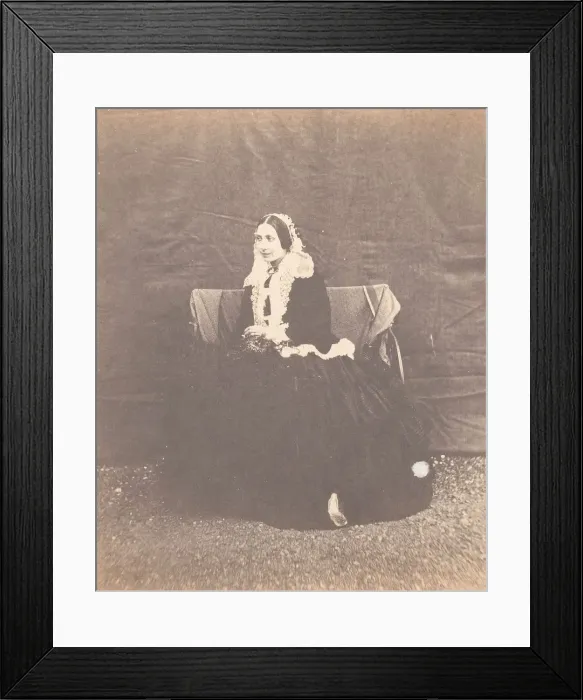 Framed Print : Mrs. Kennedy, ca. 1858. Creator: Horatio Ross Framed Print : Mrs. Kennedy, ca. 1858. Creator: Horatio Ross