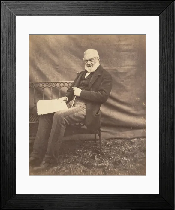 Framed Print : Portrait of Major Anderson, ca. 1856-59. Creator: Horatio Ross Framed Print : Portrait of Major Anderson, ca. 1856-59. Creator: Horatio Ross