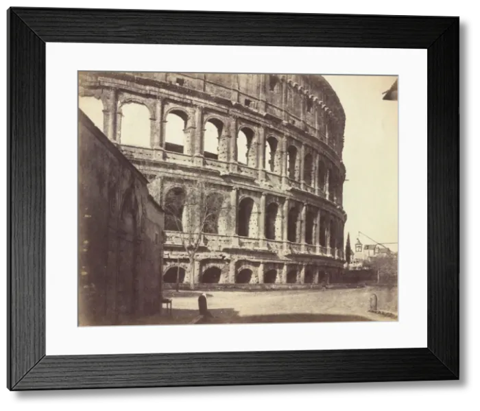 Framed Print : The Colosseum, 1856. Creator: Jane Martha St. John Framed Print : The Colosseum, 1856. Creator: Jane Martha St. John