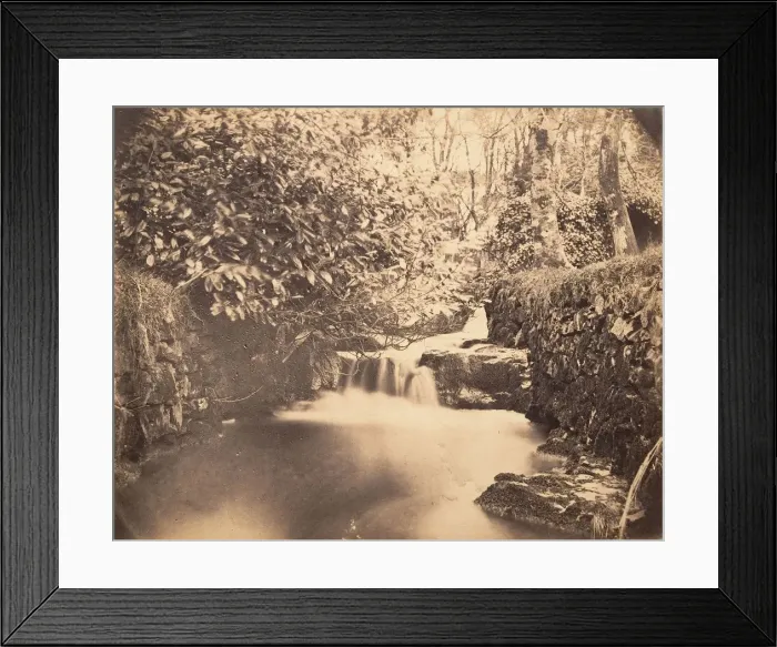Framed Print : View in the Gardens at Netherley, ca. 1856-59. Creator: Horatio Ross Framed Print : View in the Gardens at Netherley, ca. 1856-59. Creator: Horatio Ross