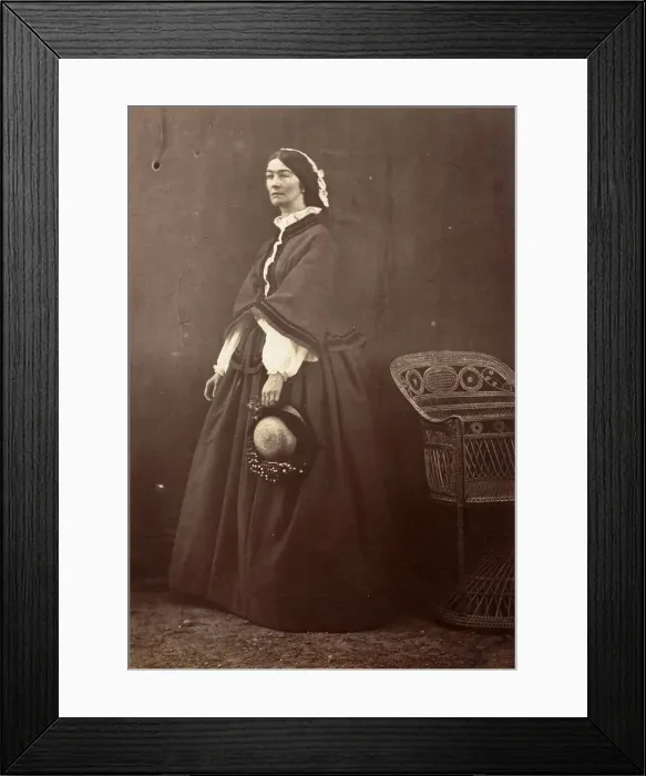 Framed Print : [The Countess Canning, Simla], 1861. Creator: Jean Baptiste Oscar Mallitte