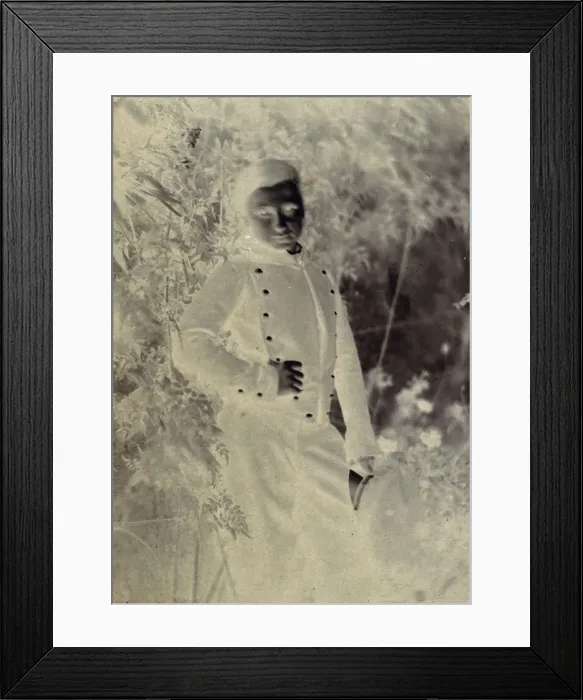 Framed Print : [Boy in Uniform], ca. 1855. Creator: Jean-Baptiste Frenet