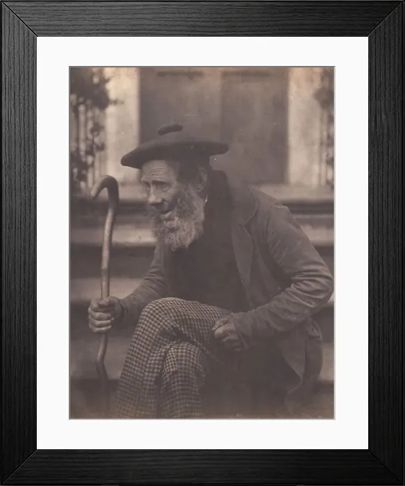 Framed Print : Old Tom, ca. 1856-59. Creator: Horatio Ross Framed Print : Old Tom, ca. 1856-59. Creator: Horatio Ross