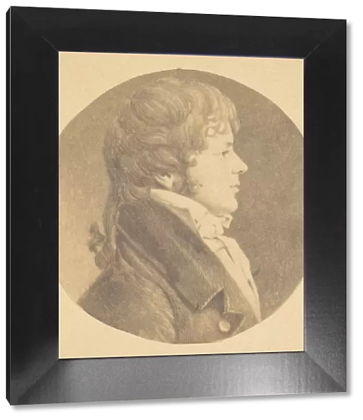 Mezzotint portrait of a Young Man in Profile, from The St