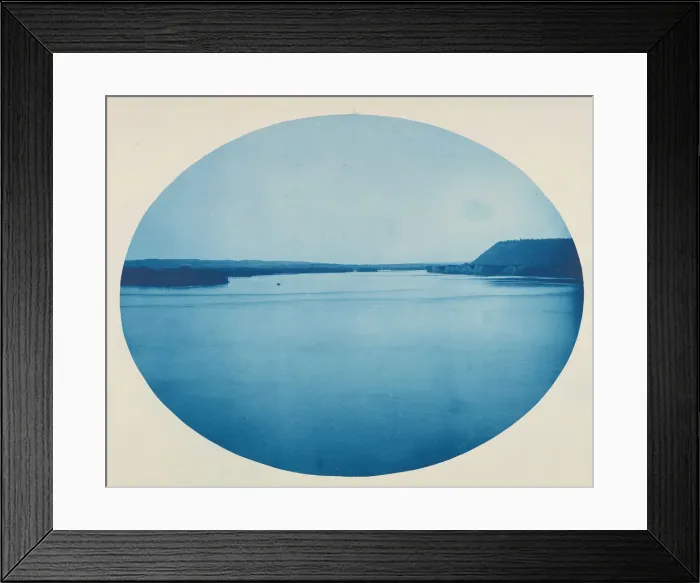 Framed Print : Mouth of Wisconsin River, 1885. Creator: Henry Bosse Framed Print : Mouth of Wisconsin River, 1885. Creator: Henry Bosse