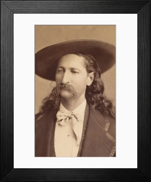 Framed Print : James B. Wild Bill Hickock, ca. 1873. Creator: Jeremiah Gurney Framed Print : James B. Wild Bill Hickock, ca. 1873. Creator: Jeremiah Gurney