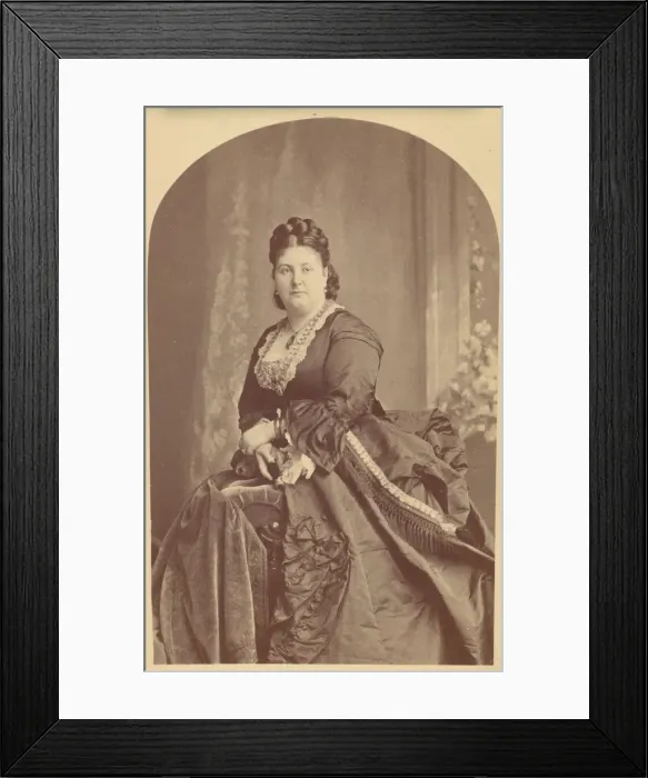 Framed Print : The British Soprano Euphrosyne Parepa-Rosa (1836-1874), 1870s. Creator: Jeremiah Gurney Framed Print : The British Soprano Euphrosyne Parepa-Rosa (1836-1874), 1870s. Creator: Jeremiah Gurney