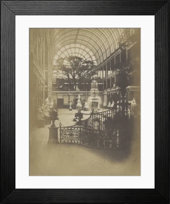 Framed Print : View of Transept, Looking South, 1851. Creator: Hugh Owen Framed Print : View of Transept, Looking South, 1851. Creator: Hugh Owen