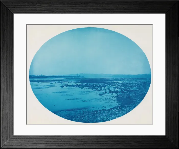 Framed Print : No. 21. Rocks and Dam below Frenchmans Bar (Low Water), 1889. Creator: Henry Bosse Framed Print : No. 21. Rocks and Dam below Frenchmans Bar (Low Water), 1889. Creator: Henry Bosse