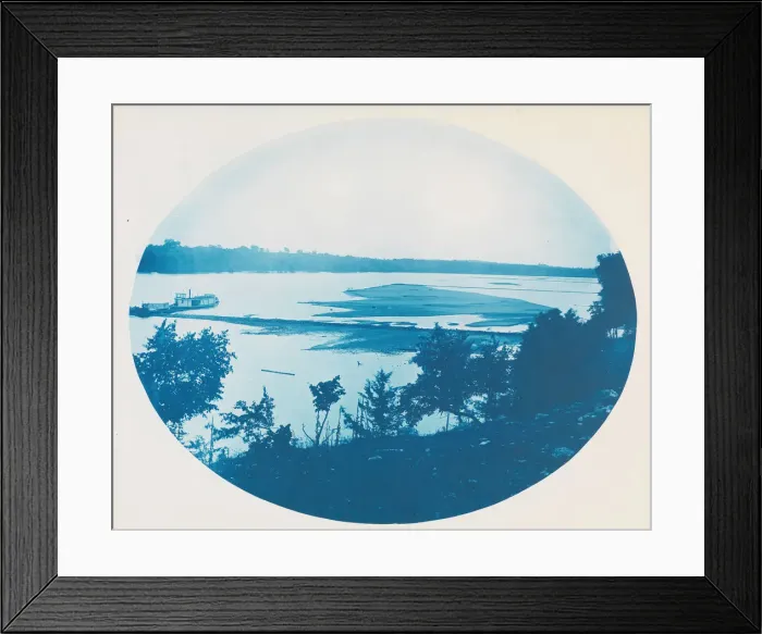 Framed Print : No. 34. From Bluffs at Merrimac, Minnesota Looking Down Stream, 1885 Framed Print : No. 34. From Bluffs at Merrimac, Minnesota Looking Down Stream, 1885