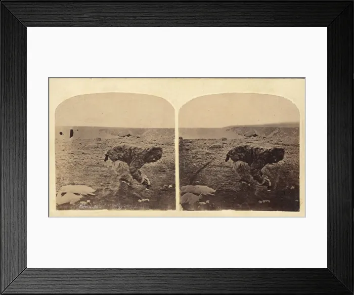 Framed Print : Esquimau, ca. 1859. Creator: Isaac Israel Hayes Framed Print : Esquimau, ca. 1859. Creator: Isaac Israel Hayes