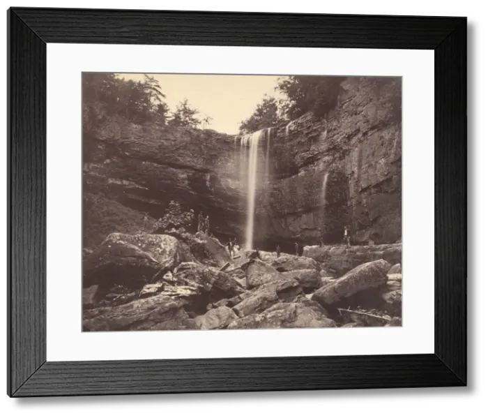 Framed Print : Lulah Falls, Lookout Mountain, Georgia, 1864-65. Creator: Isaac H. Bonsall Framed Print : Lulah Falls, Lookout Mountain, Georgia, 1864-65. Creator: Isaac H. Bonsall