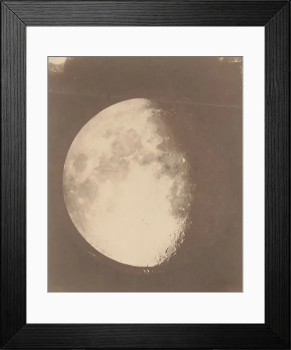 Framed Print : The Moon, 1857-60. Creators: John Adams Whipple, James Wallace Black Framed Print : The Moon, 1857-60. Creators: John Adams Whipple, James Wallace Black