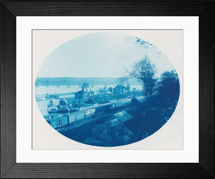 Framed Print : No. 155a. Lower Lock Des Moines Rapids Canal, 1891. Creator: Henry Bosse Framed Print : No. 155a. Lower Lock Des Moines Rapids Canal, 1891. Creator: Henry Bosse