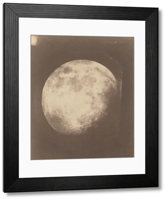 Framed Print : The Moon, 1857-60. Creators: John Adams Whipple, James Wallace Black Framed Print : The Moon, 1857-60. Creators: John Adams Whipple, James Wallace Black