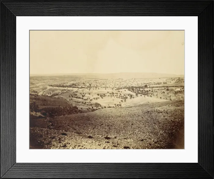 Framed Print : Jerusalem, 1860s. Creator: John Anthony Framed Print : Jerusalem, 1860s. Creator: John Anthony