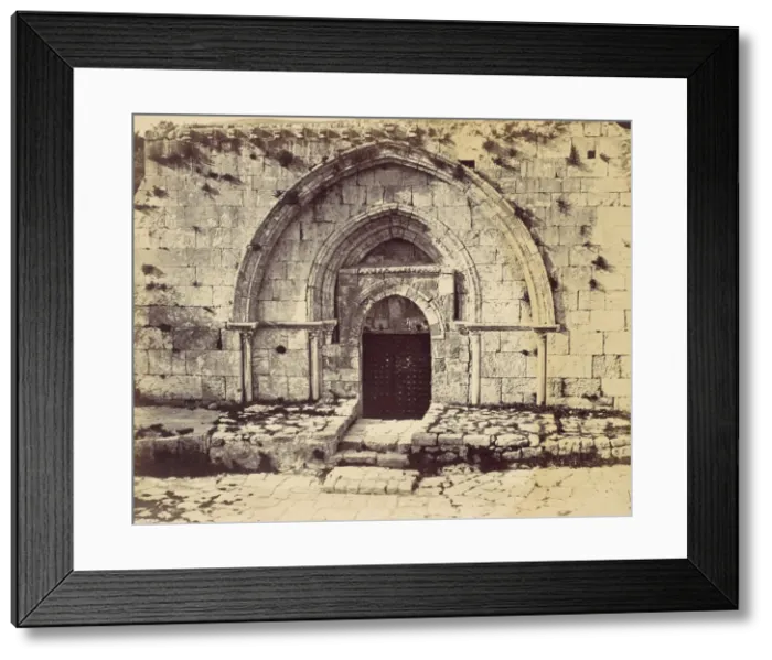 Framed Print : Tomb of the Virgin, Jerusalem, 1860s. Creator: John Anthony Framed Print : Tomb of the Virgin, Jerusalem, 1860s. Creator: John Anthony