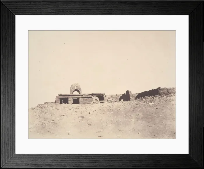 Framed Print : Amada, Temple, 1853-54. Creator: John Beasley Greene Framed Print : Amada, Temple, 1853-54. Creator: John Beasley Greene