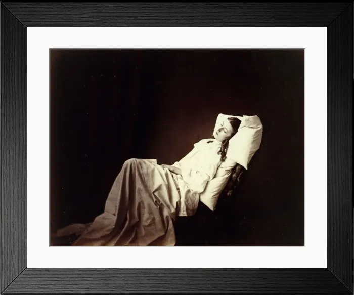 Framed Print : She Never Told Her Love, 1857. Creator: Henry Peach Robinson Framed Print : She Never Told Her Love, 1857. Creator: Henry Peach Robinson