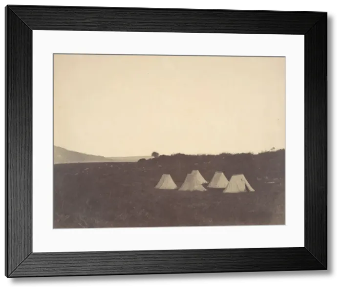 Framed Print : Tents, Algeria, 1856. Creator: John Beasley Greene Framed Print : Tents, Algeria, 1856. Creator: John Beasley Greene