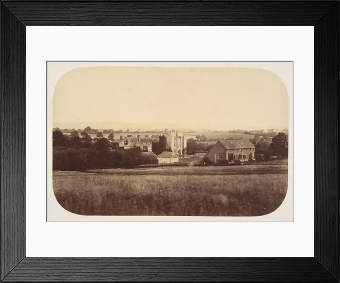 Framed Print : Hever Castle, Kent, 1857. Creator: Henry Thomas Wood Framed Print : Hever Castle, Kent, 1857. Creator: Henry Thomas Wood