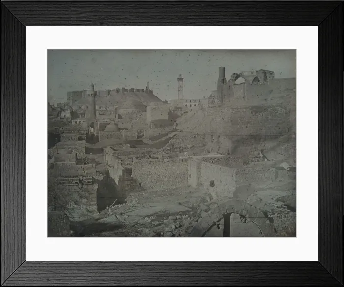 Framed Print : Aleppo, Viewed from the Antioch Gate, 1844. Creator: Joseph Philibert Girault De Prangey Framed Print : Aleppo, Viewed from the Antioch Gate, 1844. Creator: Joseph Philibert Girault De Prangey