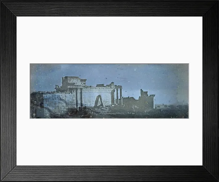 Framed Print : Baalbek, 1843-44. Creator: Joseph Philibert Girault De Prangey Framed Print : Baalbek, 1843-44. Creator: Joseph Philibert Girault De Prangey