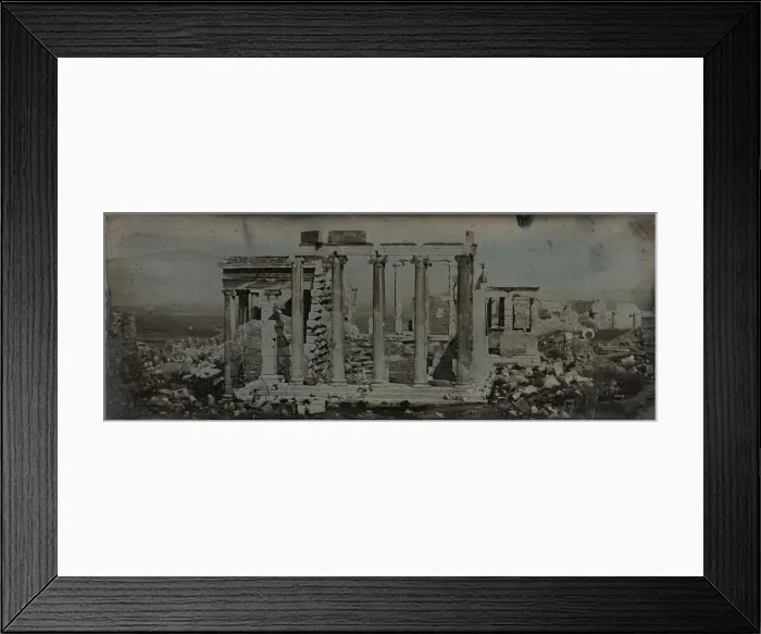 Framed Print : Erechtheion, Athens, 1842. Creator: Joseph Philibert Girault De Prangey