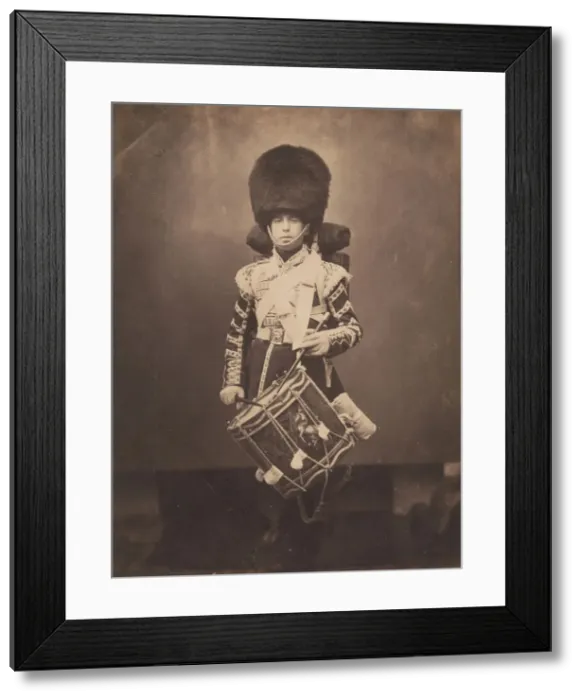 Framed Print : Grenadier Guards Drummer, ca. 1856. Creator: Joseph Cundall Framed Print : Grenadier Guards Drummer, ca. 1856. Creator: Joseph Cundall
