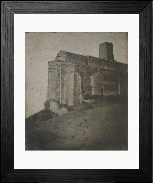 Framed Print : 43. Toscanella Eglise de S. Pietro, apside, 1842. Creator Framed Print : 43. Toscanella Eglise de S. Pietro, apside, 1842. Creator