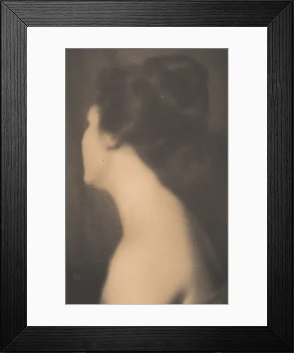 Framed Print : The Averted Head - A Study in Flesh Tones, 1899. Creator: Joseph Turner Keiley Framed Print : The Averted Head - A Study in Flesh Tones, 1899. Creator: Joseph Turner Keiley