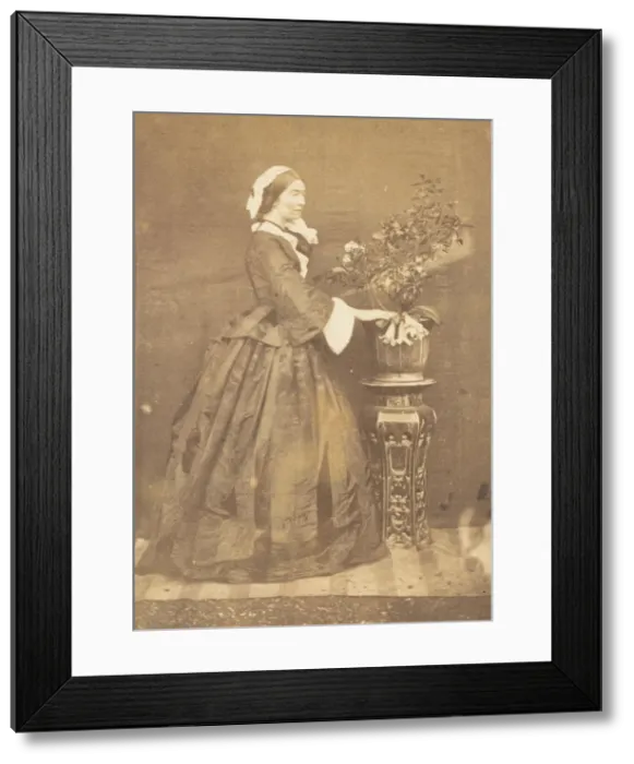 Framed Print : [The Viscountess Canning, Barrackpore], 1858. Creator: John Constantine Stanley