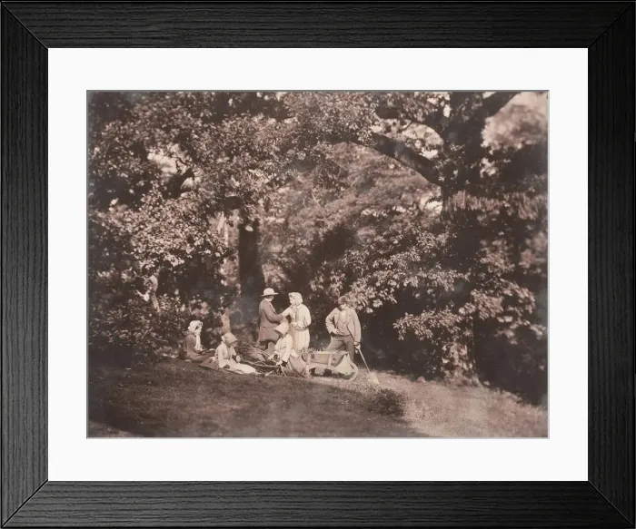 Framed Print : Birthday Group, 1856. Creator: John Dillwyn Llewelyn Framed Print : Birthday Group, 1856. Creator: John Dillwyn Llewelyn