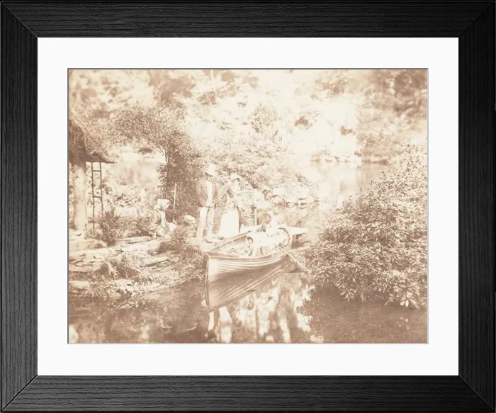 Framed Print : The Boating Party, 1853-56. Creator: John Dillwyn Llewelyn Framed Print : The Boating Party, 1853-56. Creator: John Dillwyn Llewelyn