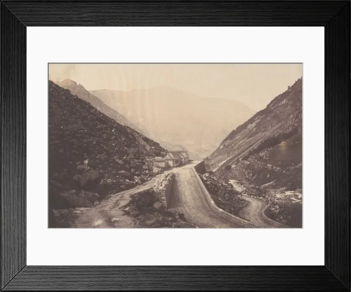 Framed Print : Bains de la Railliere a Cauterets, 1853. Creator: Joseph Vigier Framed Print : Bains de la Railliere a Cauterets, 1853. Creator: Joseph Vigier