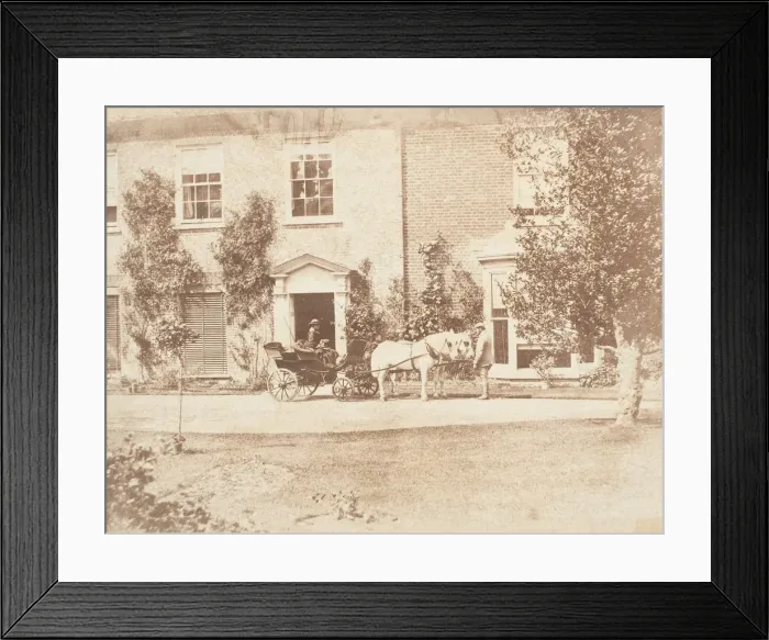 Framed Print : Oakley Cottage, 1853-56. Creator: John Dillwyn Llewelyn Framed Print : Oakley Cottage, 1853-56. Creator: John Dillwyn Llewelyn