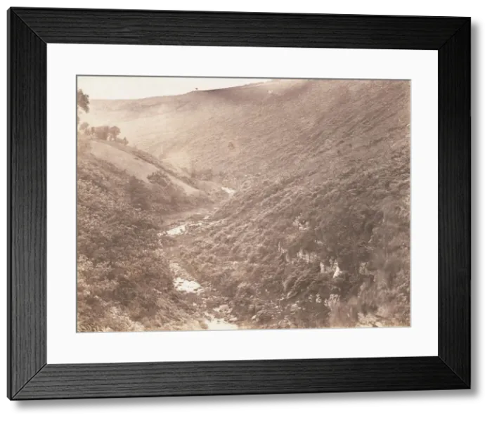 Framed Print : The Lonely Glen, 1853-56. Creator: John Dillwyn Llewelyn Framed Print : The Lonely Glen, 1853-56. Creator: John Dillwyn Llewelyn