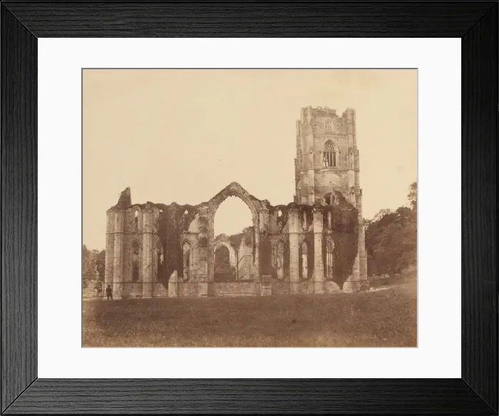 Framed Print : Fountains Abbey. The Chapel of the Nine Alters, Exterior, 1850s. Creator: Joseph Cundall Framed Print : Fountains Abbey. The Chapel of the Nine Alters, Exterior, 1850s. Creator: Joseph Cundall