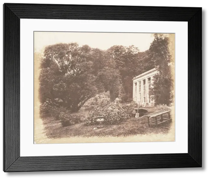 Framed Print : Penrice Garden, 1853-56. Creator: John Dillwyn Llewelyn Framed Print : Penrice Garden, 1853-56. Creator: John Dillwyn Llewelyn