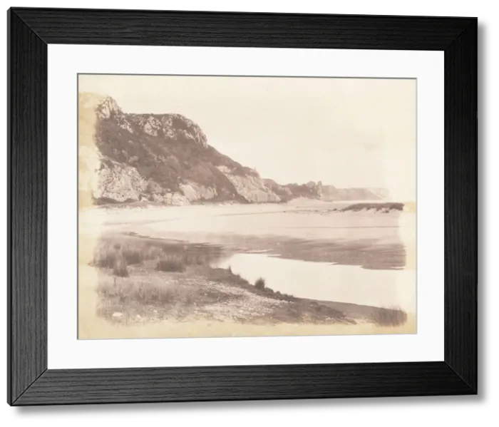 Framed Print : The Great Torr and Crawley Rocks, 1853-56. Creator: John Dillwyn Llewelyn Framed Print : The Great Torr and Crawley Rocks, 1853-56. Creator: John Dillwyn Llewelyn