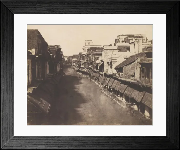 Framed Print : The Chowk, 1856-57. Creator: John Murray