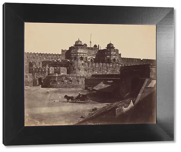 Fort Agra, The Delhi Gate, 1850s. Creator: John Murray