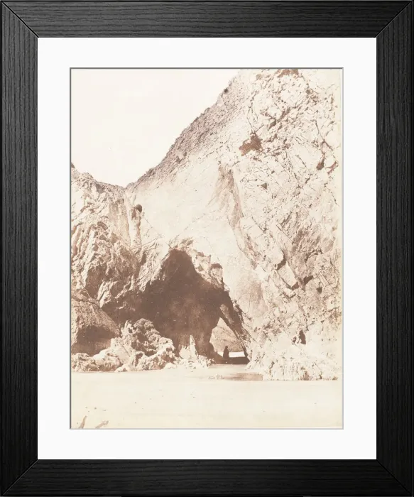 Framed Print : Three Cliffs Bay, 1853-56. Creator: John Dillwyn Llewelyn Framed Print : Three Cliffs Bay, 1853-56. Creator: John Dillwyn Llewelyn