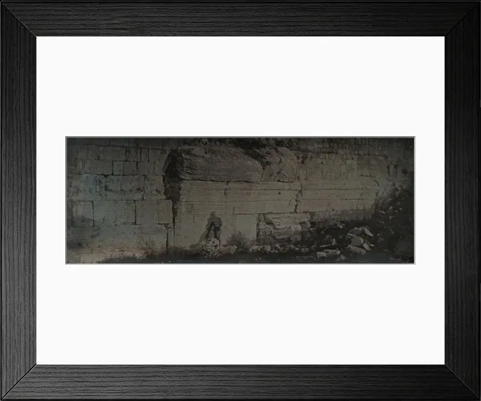 Framed Print : Robinsons Arch, Jerusalem, 1842-44. Creator: Joseph Philibert Girault De Prangey Framed Print : Robinsons Arch, Jerusalem, 1842-44. Creator: Joseph Philibert Girault De Prangey