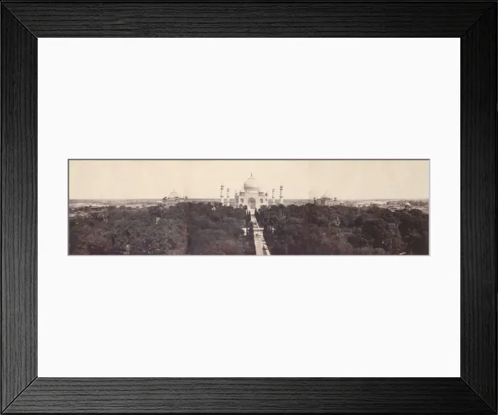 Framed Print : [The Taj Mahal from the Gateway], January-March 1864. Creator: John Murray