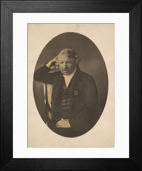 Framed Print : Louis-Jacques-Mande Daguerre, ca. 1860. Creator: John Jabez Edwin Mayall Framed Print : Louis-Jacques-Mande Daguerre, ca. 1860. Creator: John Jabez Edwin Mayall