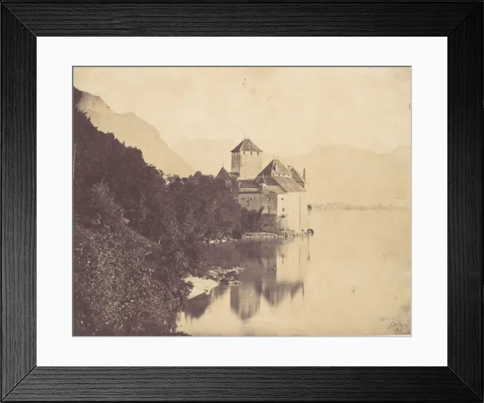 Framed Print : Chillon, 1855. Creator: John Joscelyn Coghill Framed Print : Chillon, 1855. Creator: John Joscelyn Coghill